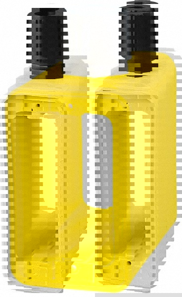 Electrical Portable Outlet Box: Thermoplastic, Rectangle, 6-1/2